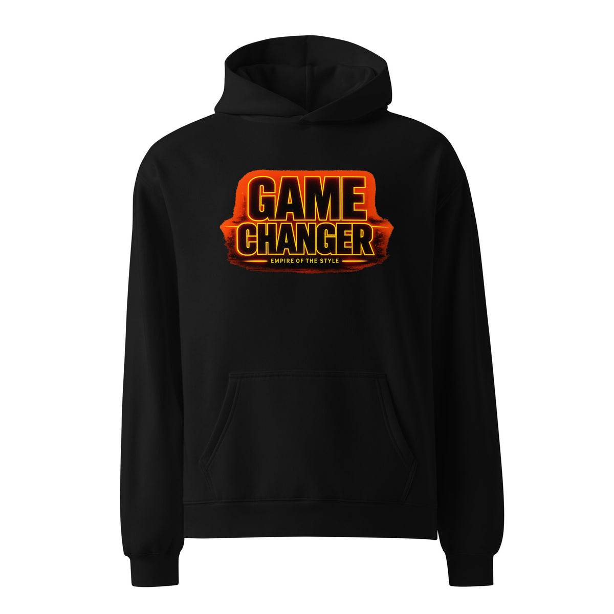 Hoodie oversize – Révolutionnaire – noir – vue de face