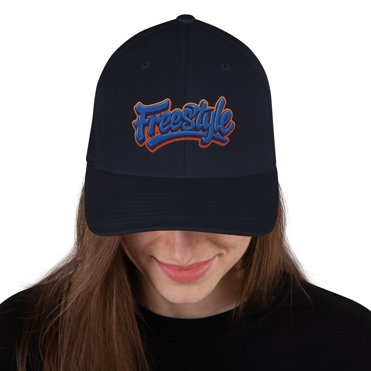 Casquette – Freestyle – Dunkles Navy – vue arrière