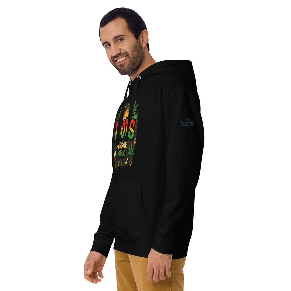 Sweat à capuche – Roots Reggae – vue de face