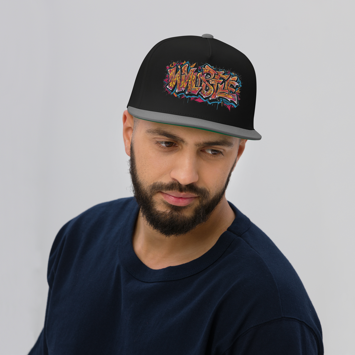 Casquette plate – Wild Style – vue de face