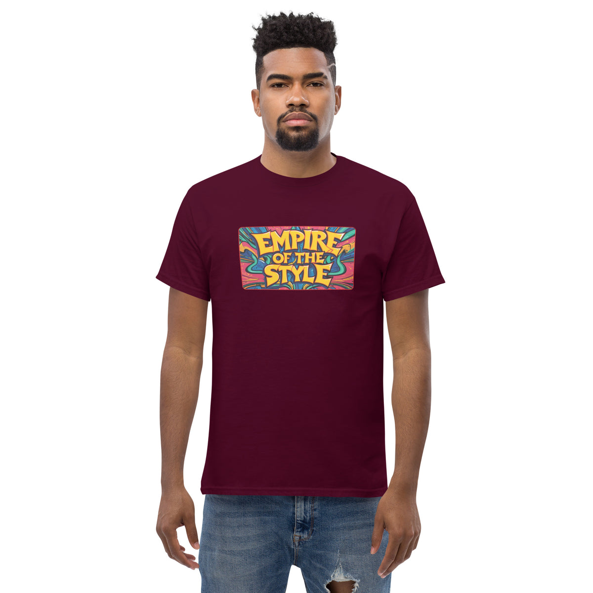 T-Shirt – Empire of the Style IV – Kastanienbraun – Vorderansicht