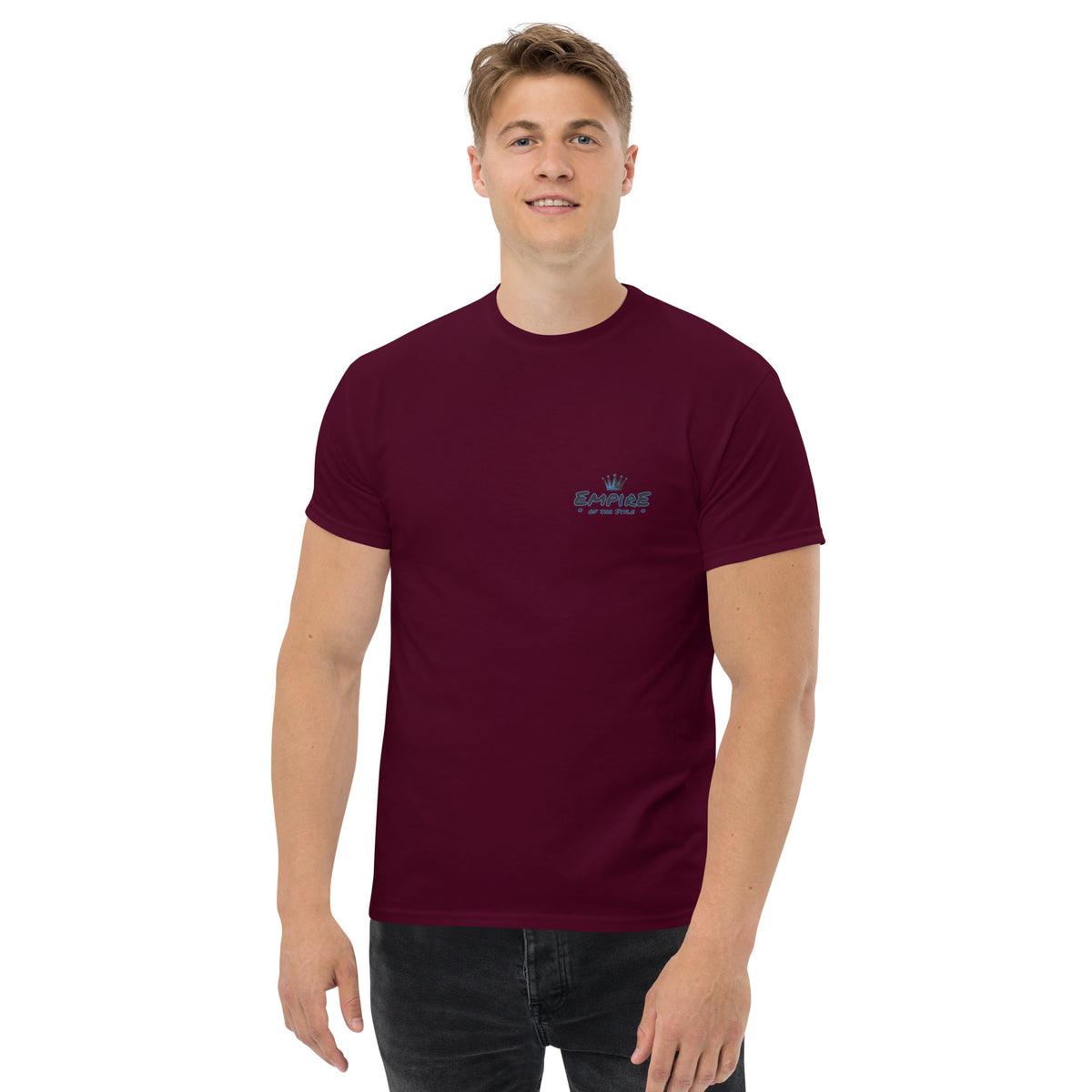 T-Shirt – Empire of the Style II – Kastanienbraun – Vorderansicht