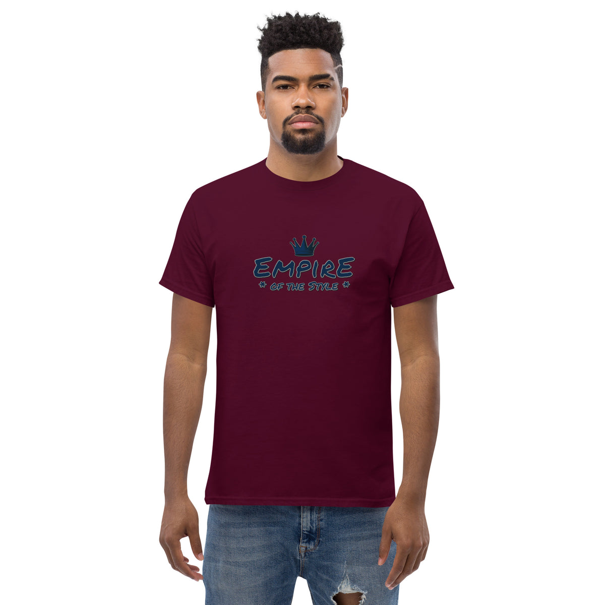 T-shirt Empire du Style I – marron – vue de face
