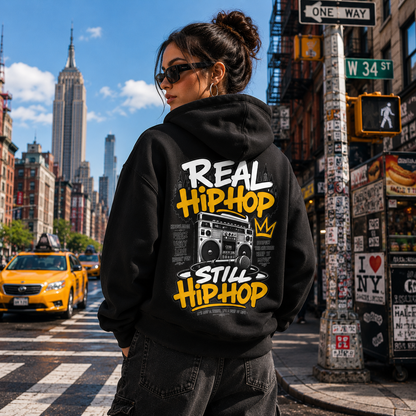 Zip Hoodie REAL HIP HOP - STILL HIP HOP