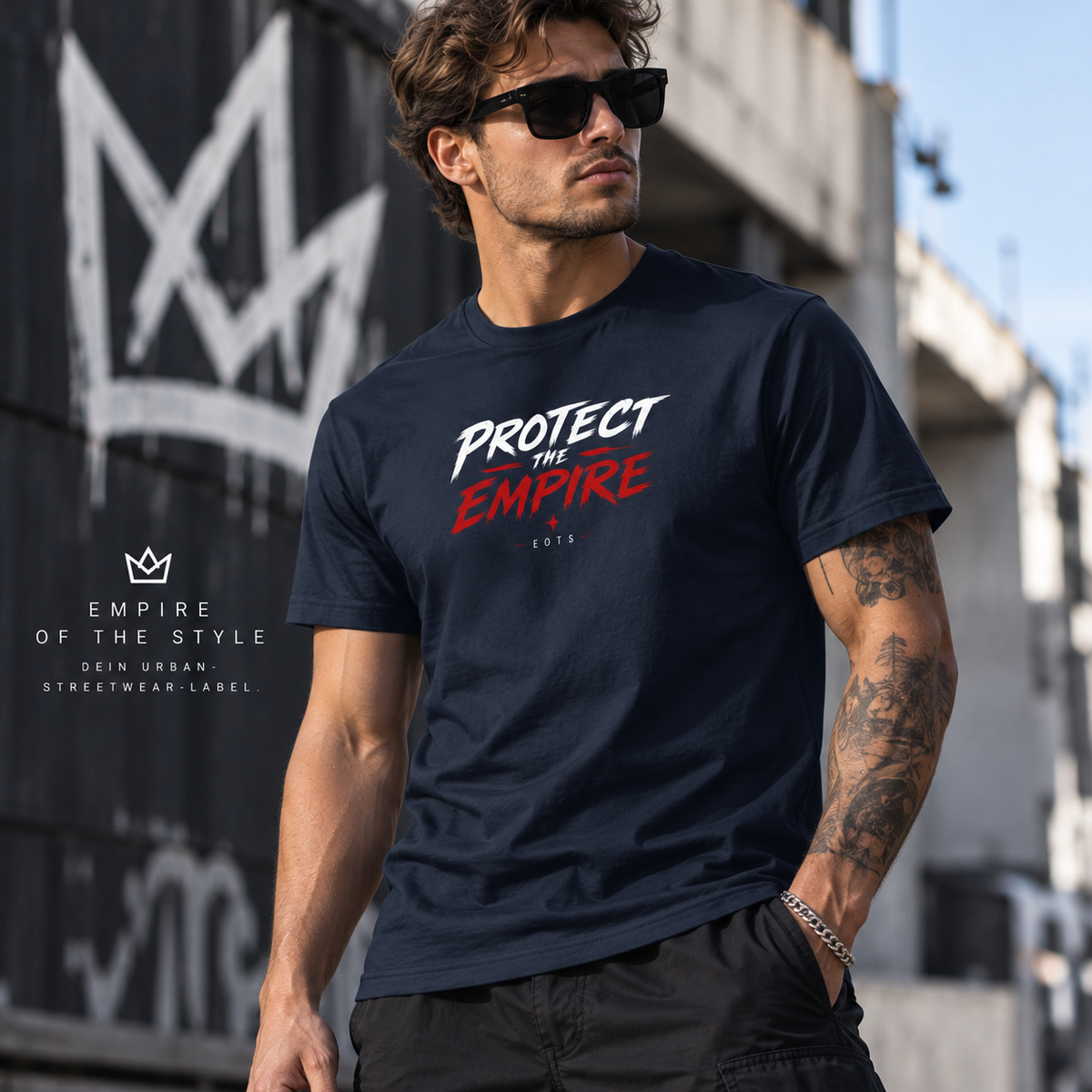 Protect the Empire T-Shirt – Streetwear Fine Jersey